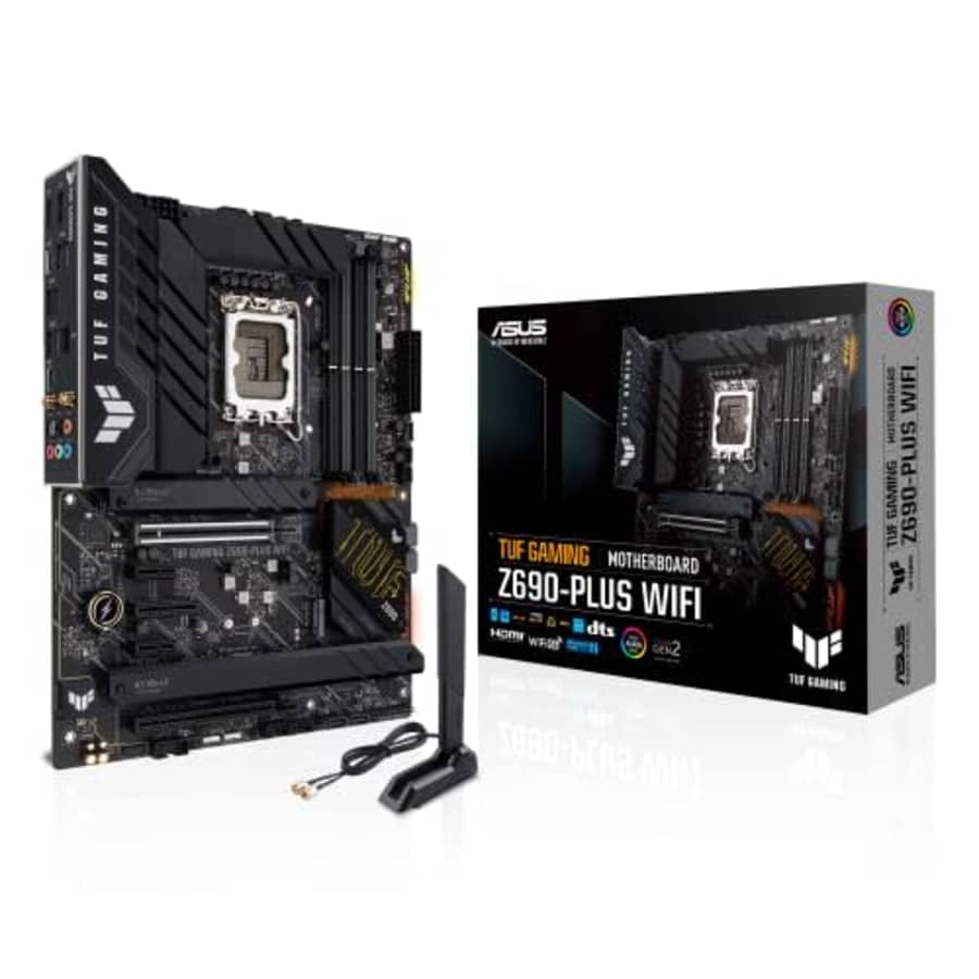 ASUS TUF Gaming Z690-Plus WiFi LGA 1700(Intel12th Gen) ATX Gaming Motherboard(PCIe 5.0,DDR5,4xNVMe for $175