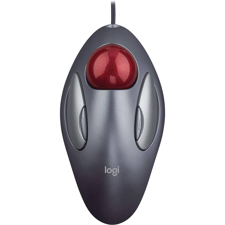 Logitech Trackman Marble Wired Ergonomic Mouse for $17 Logitech Trackman Marble Wired Ergonomic Mouse for $17