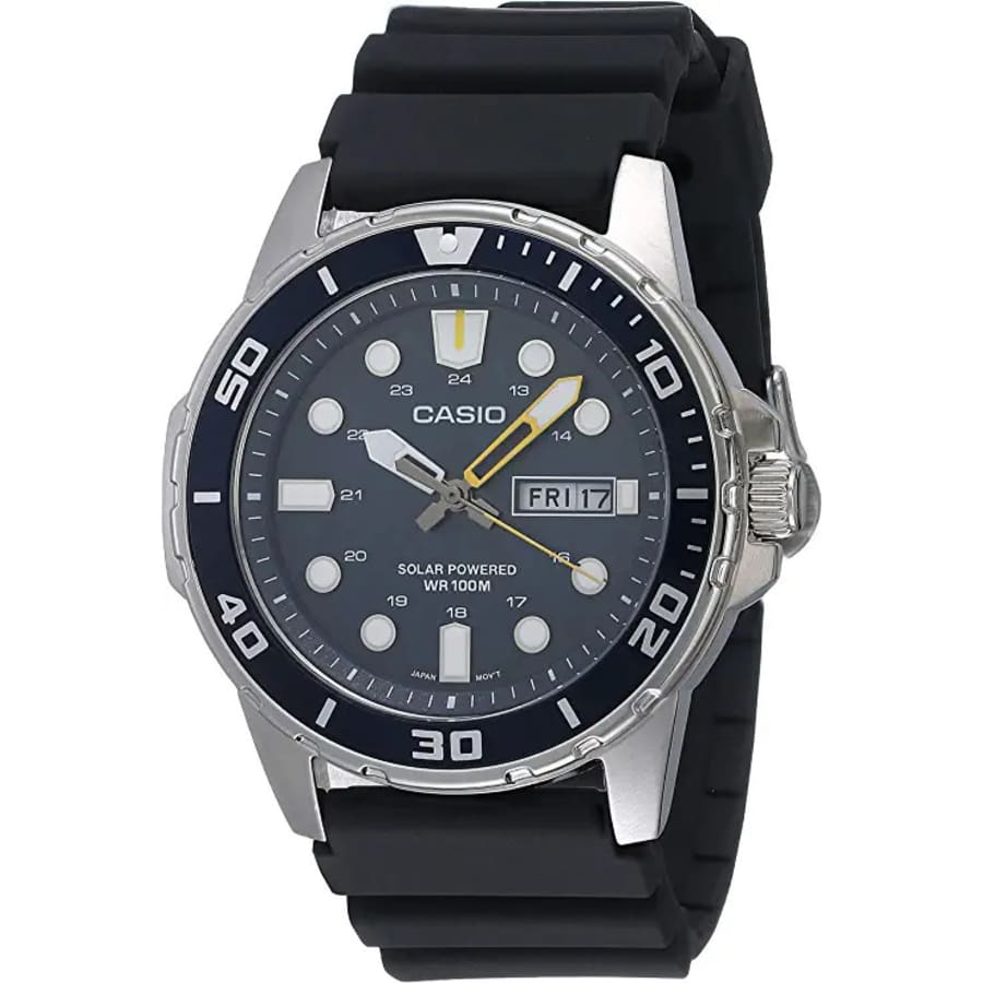 Casio Men's Solar Powered Stainless Steel Quartz Watch for $87 Casio Men's Solar Powered Stainless Steel Quartz Watch for $87