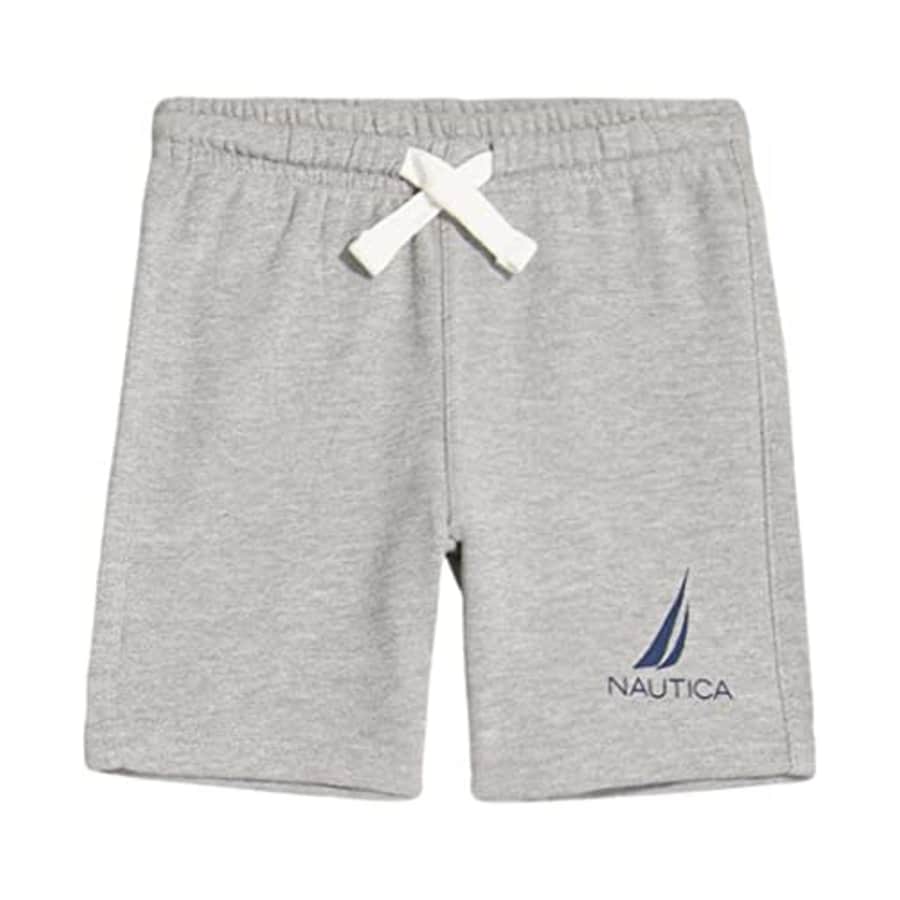 Nautica Boys' Fleece Pull-On Shorts, J-Class Grey Heather, 4T for $11 Nautica Boys' Fleece Pull-On Shorts, J-Class Grey Heather, 4T for $11