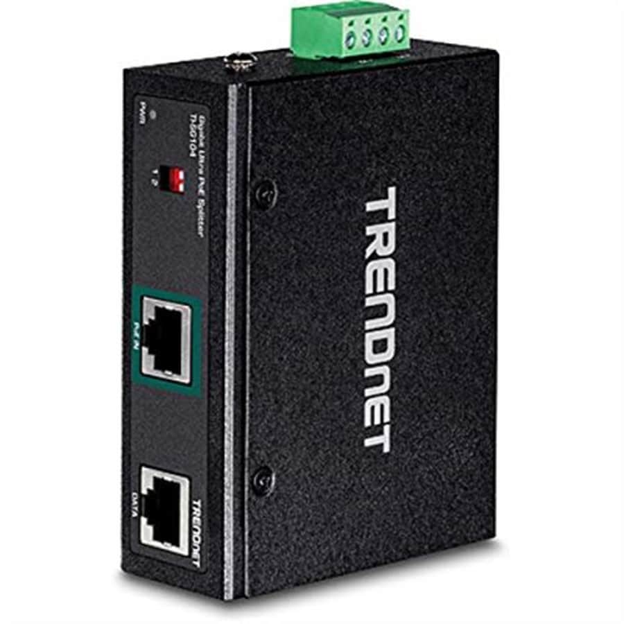TRENDnet Industrial Gigabit UPoE Splitter, Dual DC Power Outputs, DIN-Rail or Wall-Mountable, for $49 TRENDnet Industrial Gigabit UPoE Splitter, Dual DC Power Outputs, DIN-Rail or Wall-Mountable, for $49