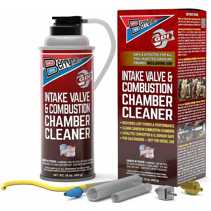 Berryman Products Berryman Intake Valve and Combustion Chamber Cleaner Spray Kit for $25 Berryman Products Berryman Intake Valve and Combustion Chamber Cleaner Spray Kit for $25
