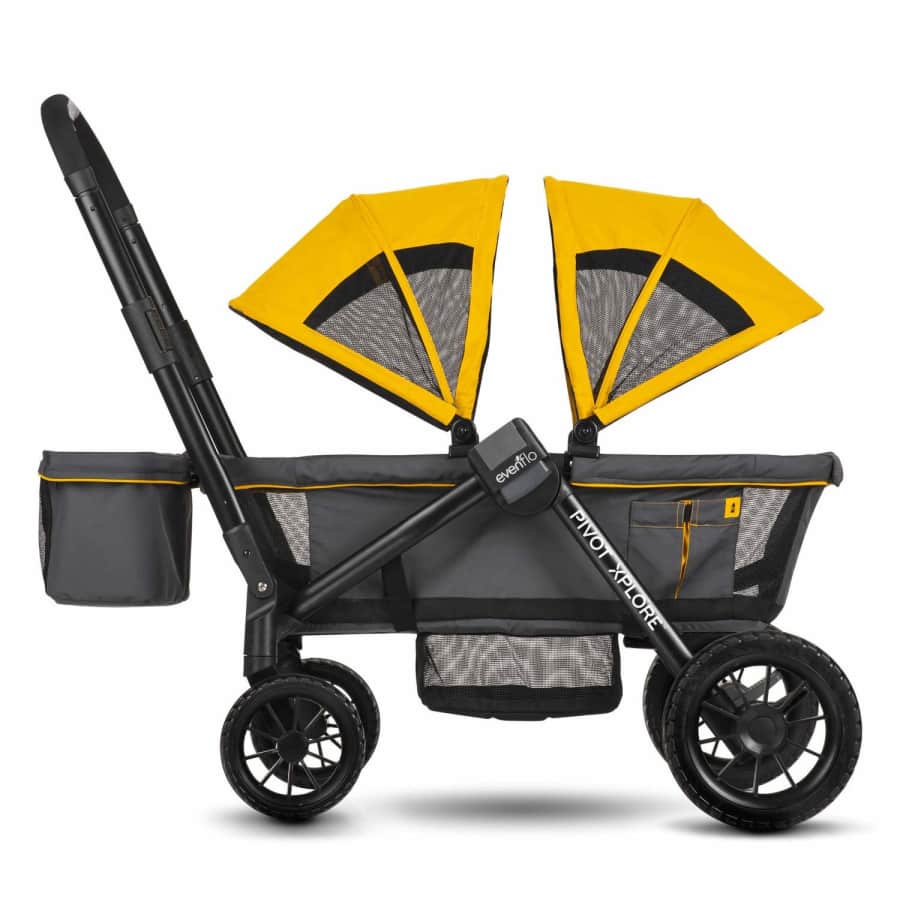 Evenflo Pivot Xplore All-Terrain Double Stroller Wagon for $320 Evenflo Pivot Xplore All-Terrain Double Stroller Wagon for $320
