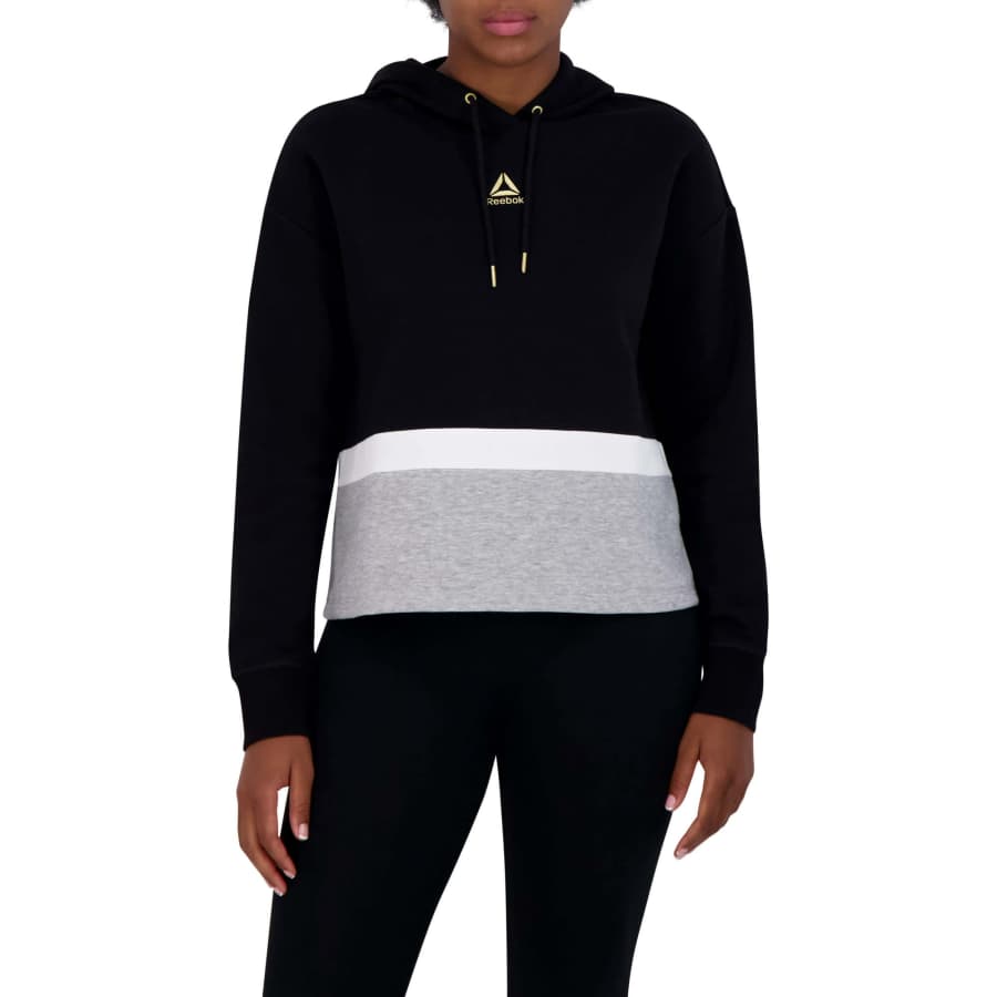 Reebok Women's Fierce Color Block Cropped Hoodie for $21