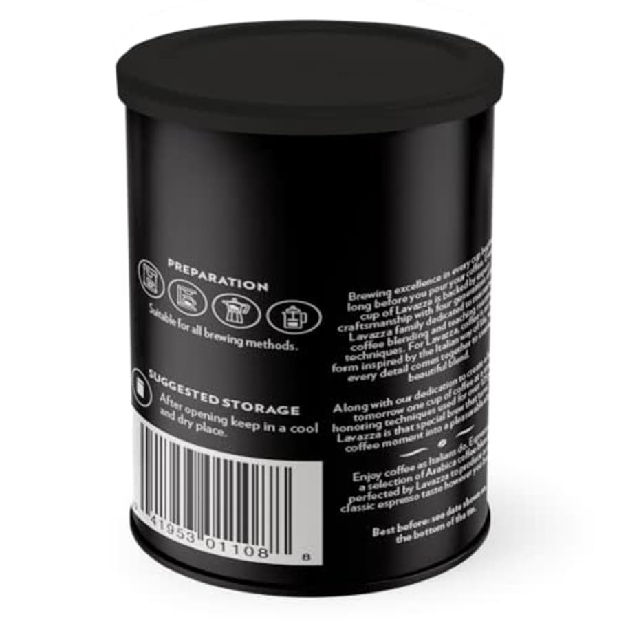 Lavazza Espresso Decaffeinato Ground Coffee Blend, Decaffeinated Medium Roast, 8-Ounce Can for $12 Lavazza Espresso Decaffeinato Ground Coffee Blend, Decaffeinated Medium Roast, 8-Ounce Can for $12