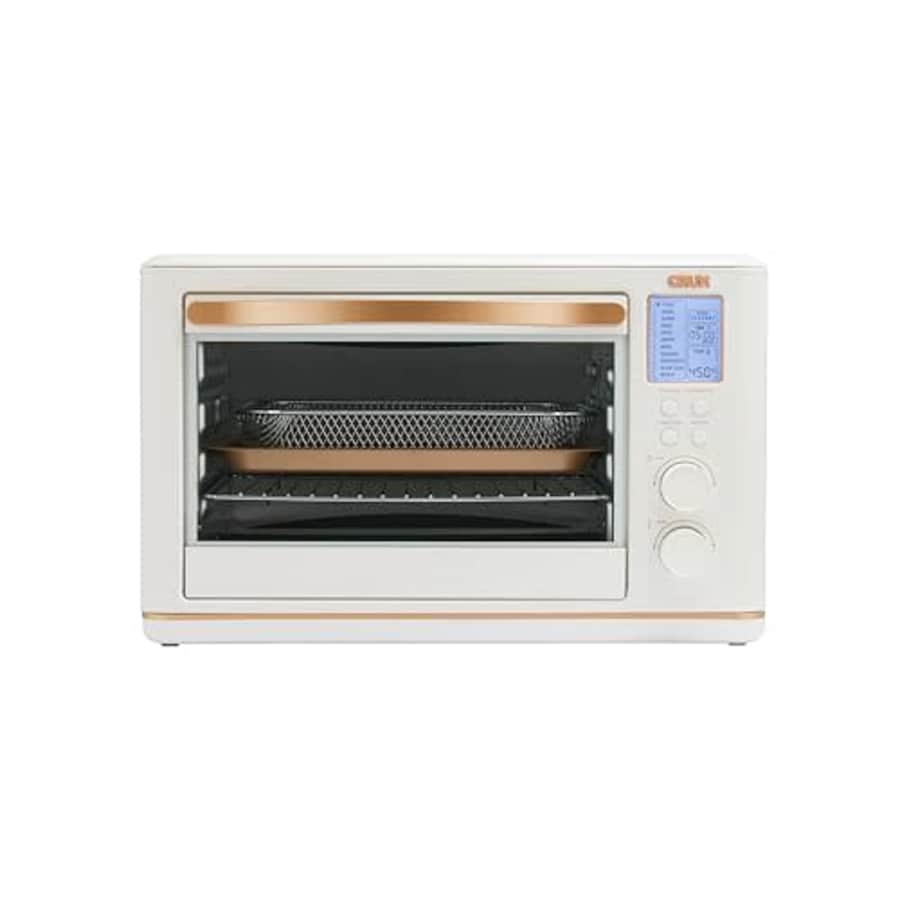 CRUX 6 Slice Digital Toaster Oven with Air Fry, TurboCrisp Technology with 11 Cooking Options, for $90 CRUX 6 Slice Digital Toaster Oven with Air Fry, TurboCrisp Technology with 11 Cooking Options, for $90