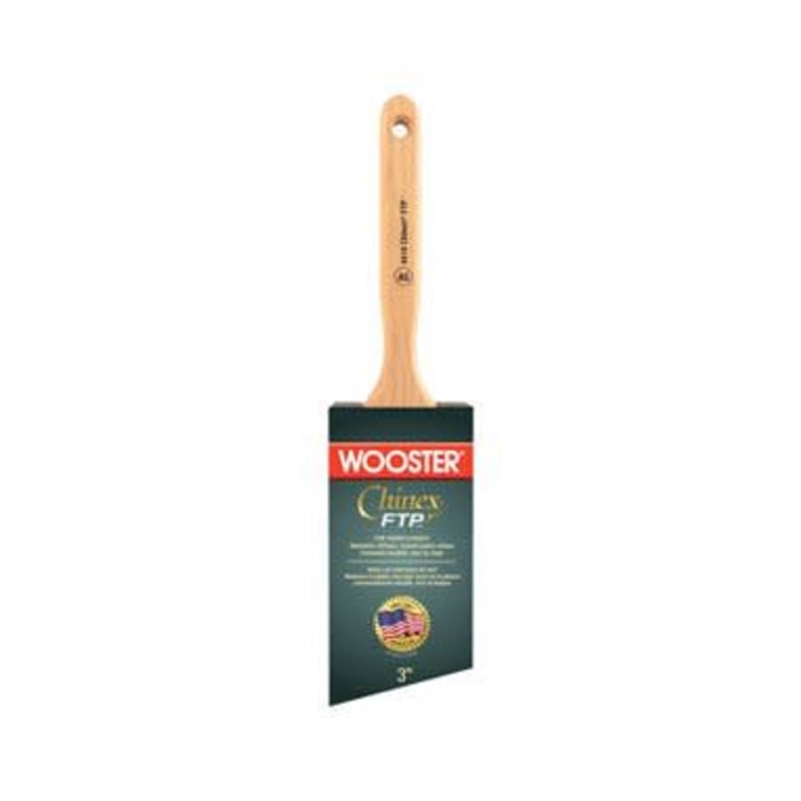 Wooster Chinex FTP 3 in. W Angle Trim Paint Brush for $42 Wooster Chinex FTP 3 in. W Angle Trim Paint Brush for $42