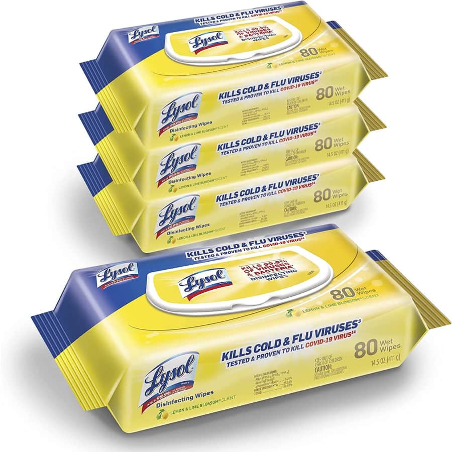 Lysol Handi-Pack 320-Count Disinfecting Wipes for $31 Lysol Handi-Pack 320-Count Disinfecting Wipes for $31