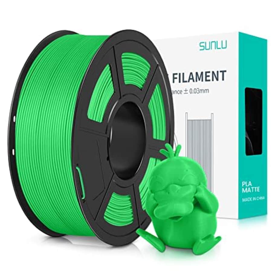 SUNLU 3D Printer Filament PLA Matte 1.75mm, Neatly Wound Filament, Smooth Matte Finish, Print with for $16