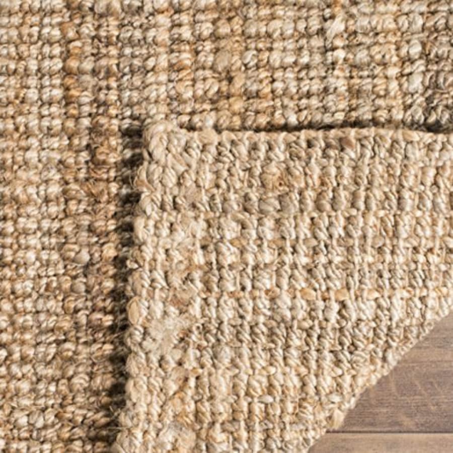 Safavieh Natural Fiber Collection NF447A Hand-woven Chunky Textured Jute Area Rug, 2' 6" x 4' for $37