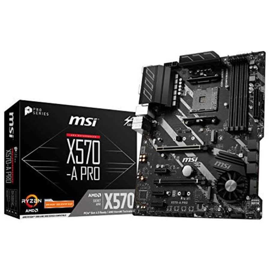 MSI X570-A PRO AM4 ATX Motherboard (X570APRO) for $329