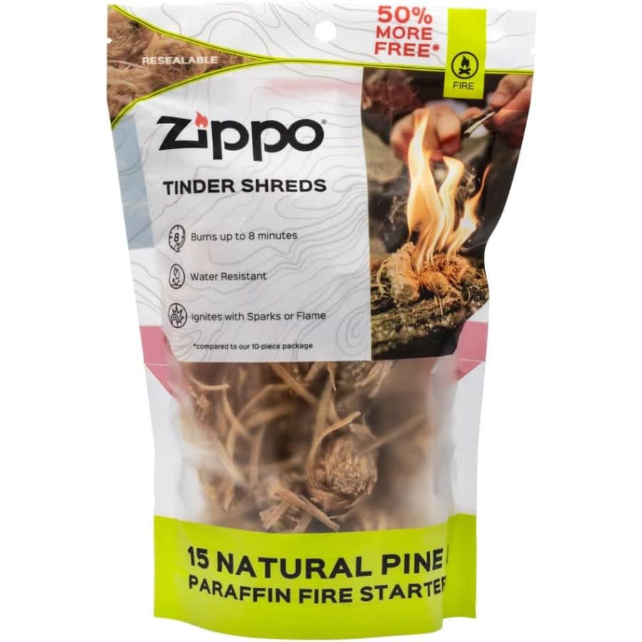 Zippo Tinder Shreds for $6