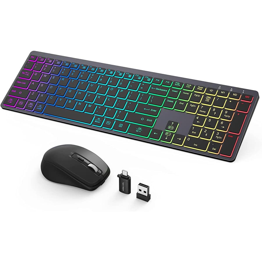 Chesona Backlit Keyboard & Mouse Combo for $22