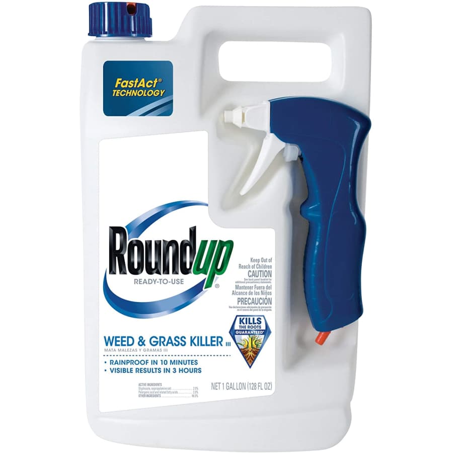Roundup 1-Gallon Weed and Grass Killer III Spray for $6