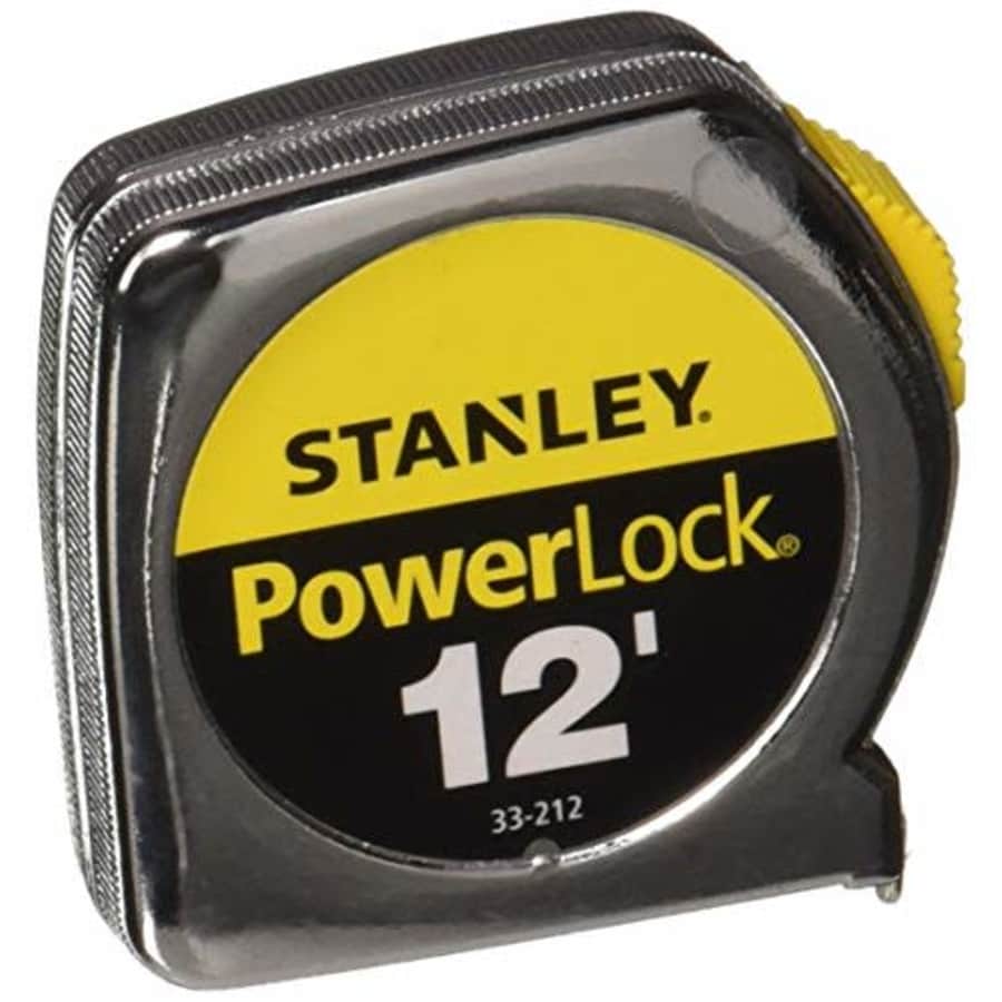 Stanley Tools Stanley Hand Tools 33-212 12' PowerLock Tape Measure With Stud Markings Every 16" for $13