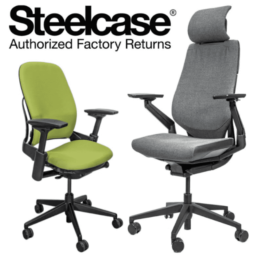 Open-Box Steelcase Authorized Factory Return Office Chairs at Crandall Office Furniture: At least 40% off
