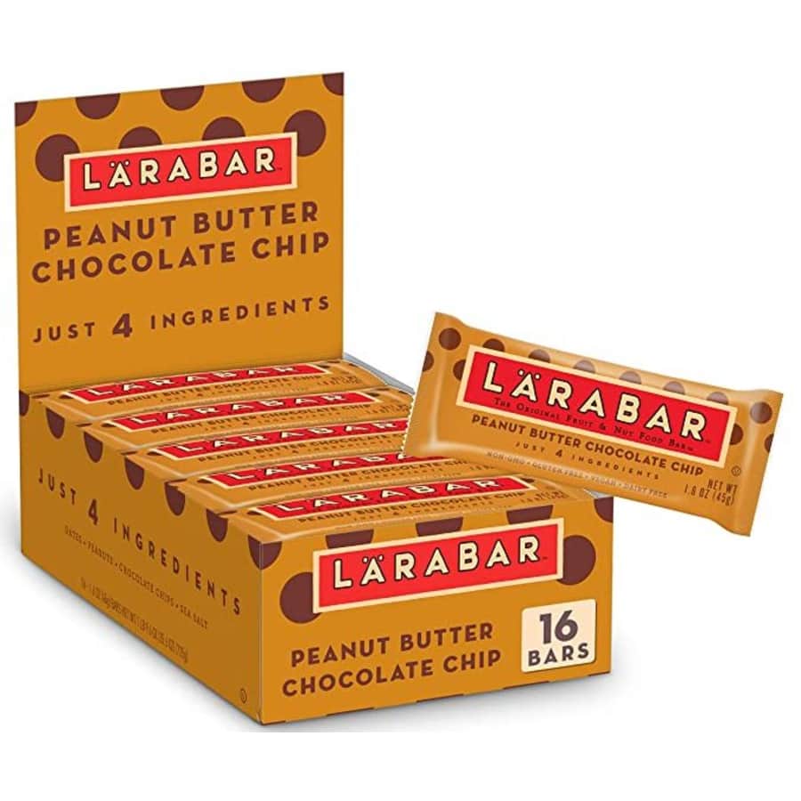 Larabar Peanut Butter Chocolate Chip Bar 16-Pack for $23