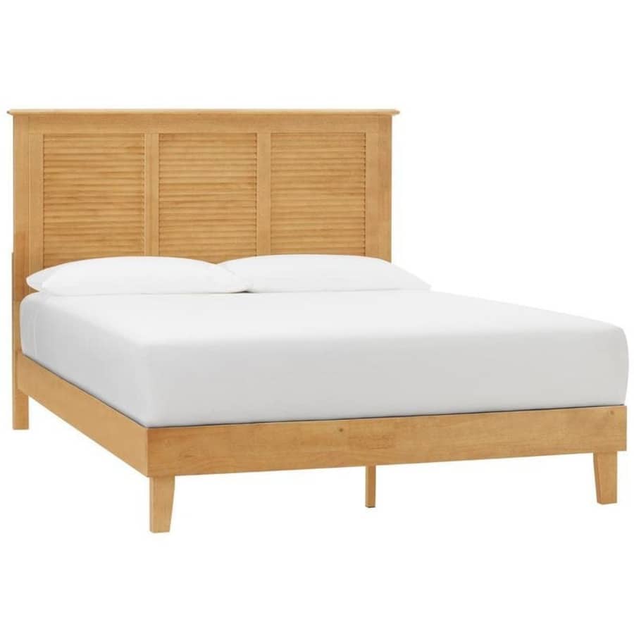 StyleWell Dorstead Solid Wood King Bed for $220 StyleWell Dorstead Solid Wood King Bed for $220