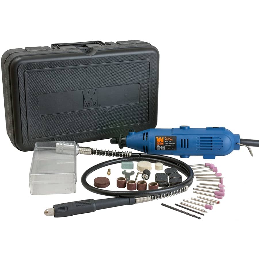 WEN Rotary Tool Kit w/ Flex Shaft for $19 WEN Rotary Tool Kit w/ Flex Shaft for $19