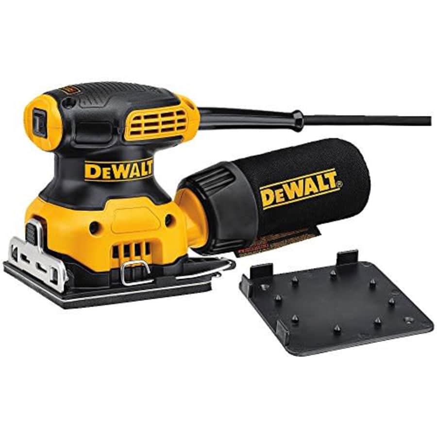 DEWALT Electric Sander, 1/4-Inch Sheet, Orbital (DWE6411) for $55