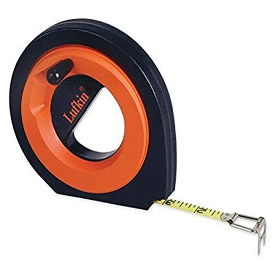 Crescent Lufkin 3/8" x 50' Hi-Viz Orange Speedwinder Yellow Clad Long Steel Tape Measure - HYT50 for $45