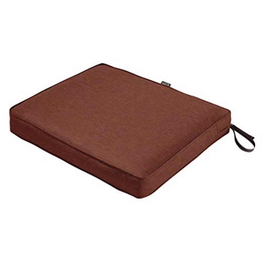 Classic Accessories Montlake Water-Resistant 21 x 19 x 3 Inch Rectangle Outdoor Seat Cushion, Patio for $59