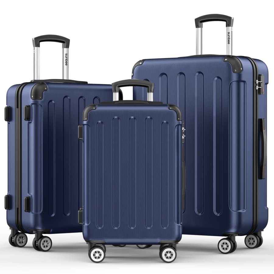 Sunbee 3-Piece Hardside Luggage Set for $110