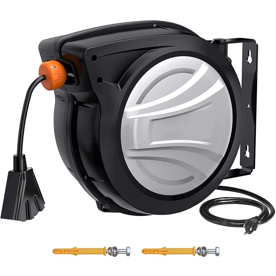 65-Foot Retractable Extension Cord and Reel for $140
