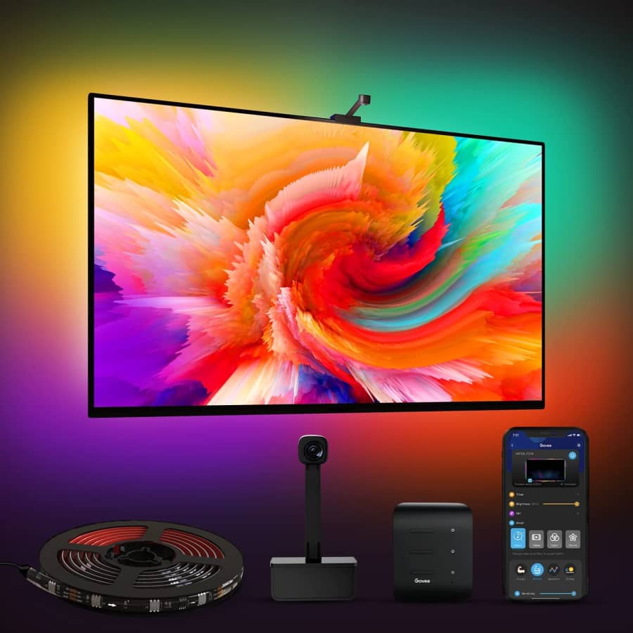 Govee Envisual WiFi TV LED Backlights w/ Camera for $100 Govee Envisual WiFi TV LED Backlights w/ Camera for $100