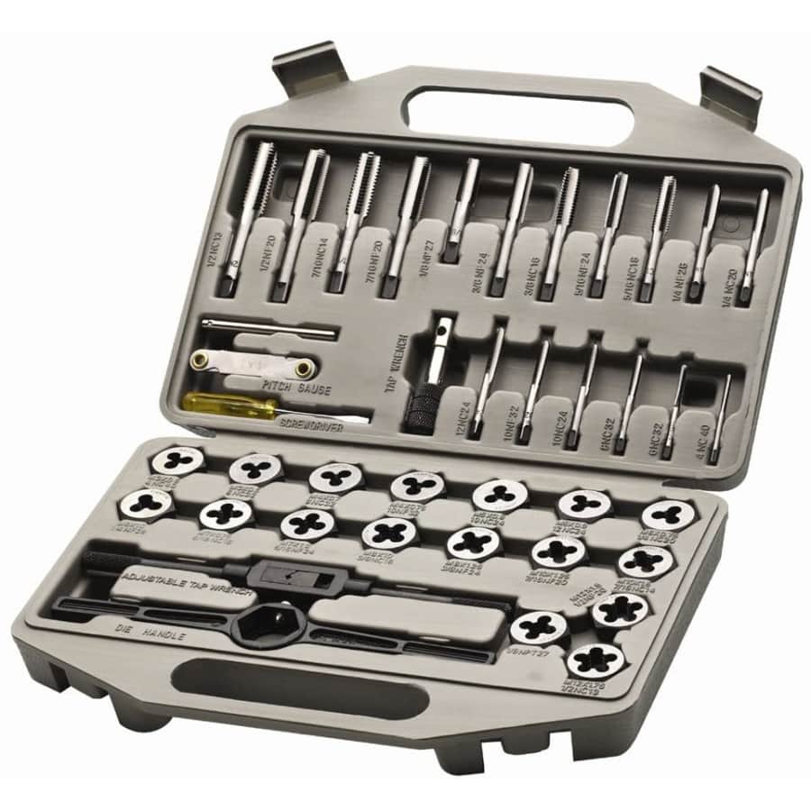 Allied Tools 41-Piece SAE Tap and Die Tool Set for $36