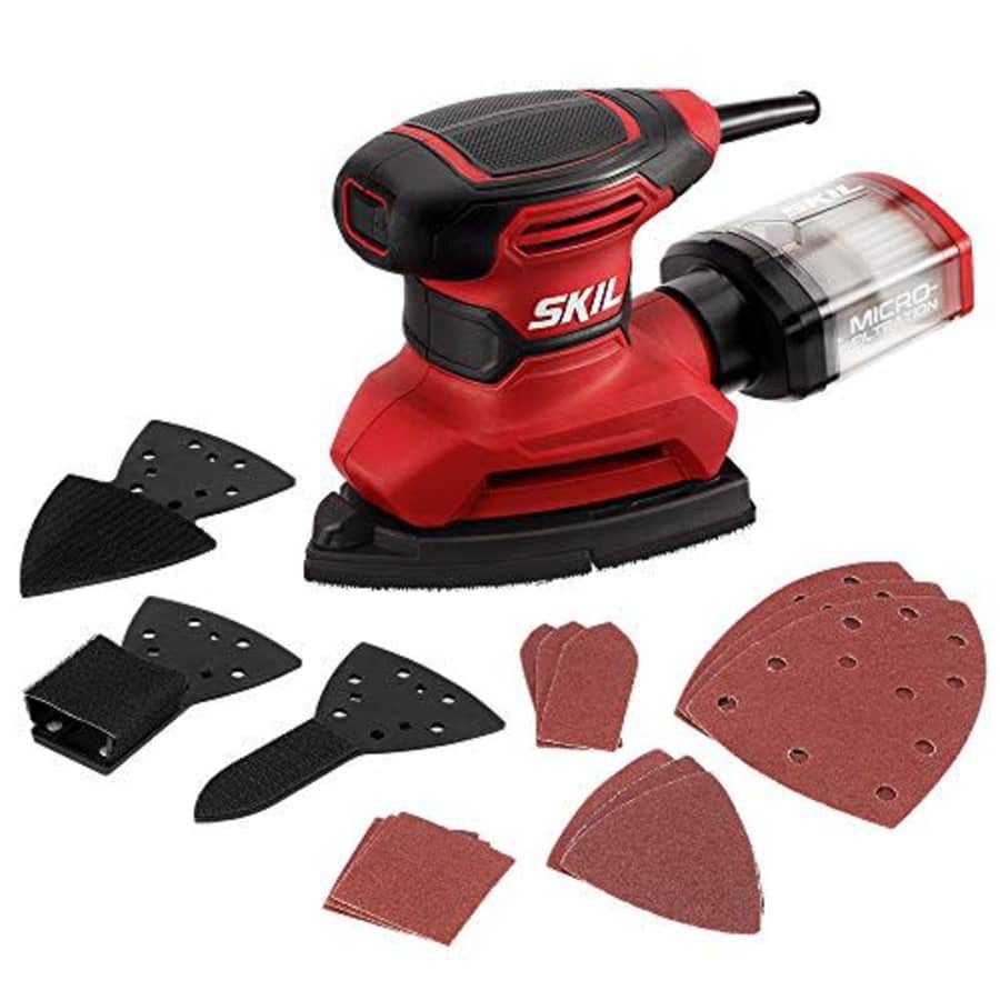 SKIL Corded Multi-Function Detail Sander, Includes 12Pcs Sanding Paper, 3pcs Additional Detail for $66