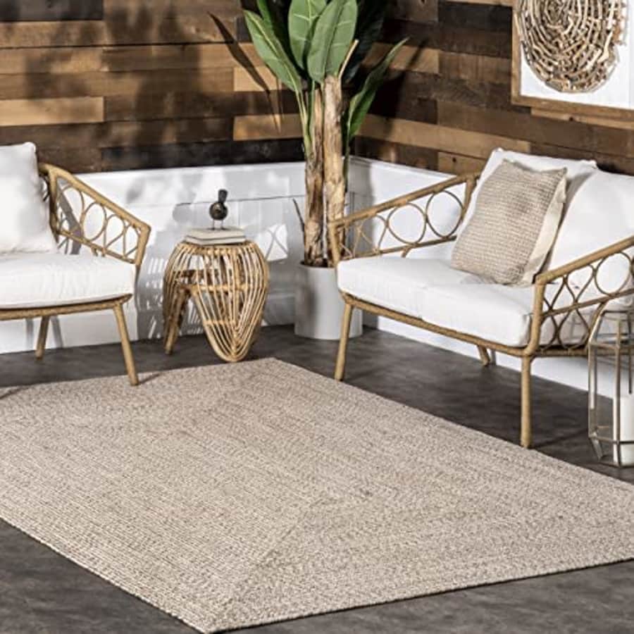 nuLOOM Wynn Braided Indoor/Outdoor Area Rug, 3' x 5', Tan for $59 nuLOOM Wynn Braided Indoor/Outdoor Area Rug, 3' x 5', Tan for $59