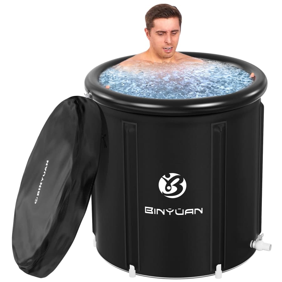 106-Gallon Cold Plunge Tub w/ Cover for $48