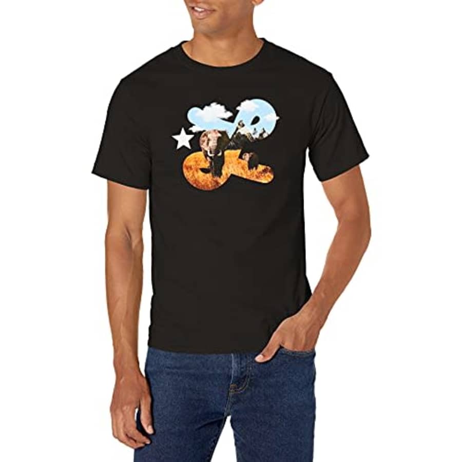 LRG Lifted Research Group Men's Graphic Design Logo T-Shirt, Black L'EPHANT, 3XL for $13