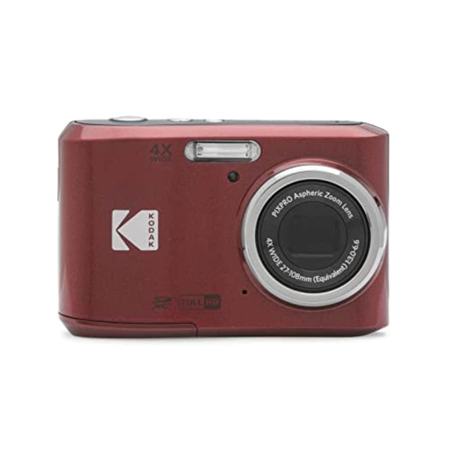 Kodak PIXPRO Friendly Zoom FZ45-RD 16MP Digital Camera with 4X Optical Zoom 27mm Wide Angle and for $90