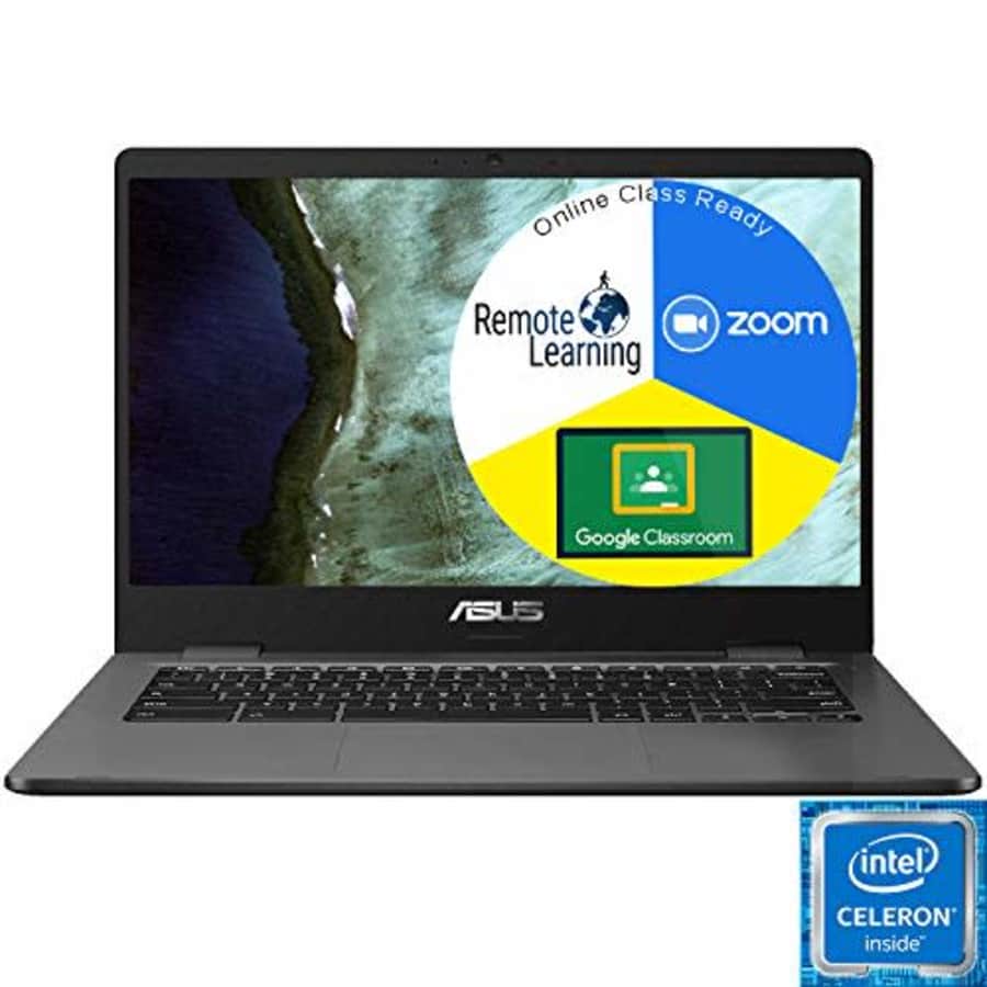 ASUS Chromebook C423 14" Laptop Computer for Business Student, Intel Celeron N3350 up to 2.4GHz, for $149