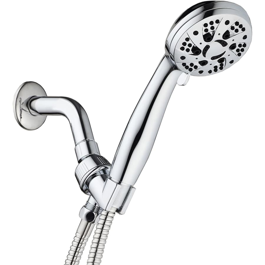 AquaDance High Pressure 6-Setting Handheld Shower Head for $18