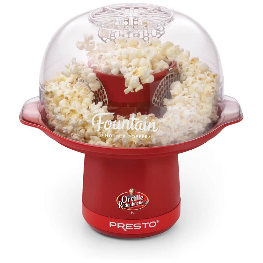 Presto Orville Redenbacher's Fountain Hot Air Popcorn Popper for $30 Presto Orville Redenbacher's Fountain Hot Air Popcorn Popper for $30