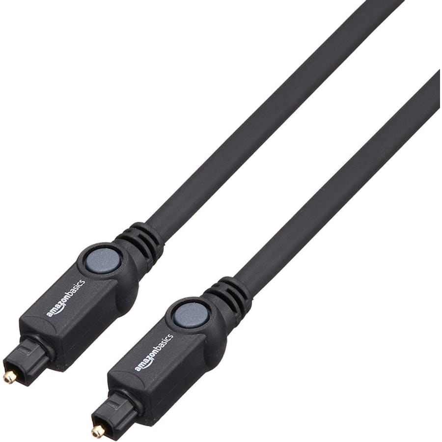 Amazon Basics 3.3-Foot Toslink Male to Male Digital Optical Audio Cable for $7 Amazon Basics 3.3-Foot Toslink Male to Male Digital Optical Audio Cable for $7