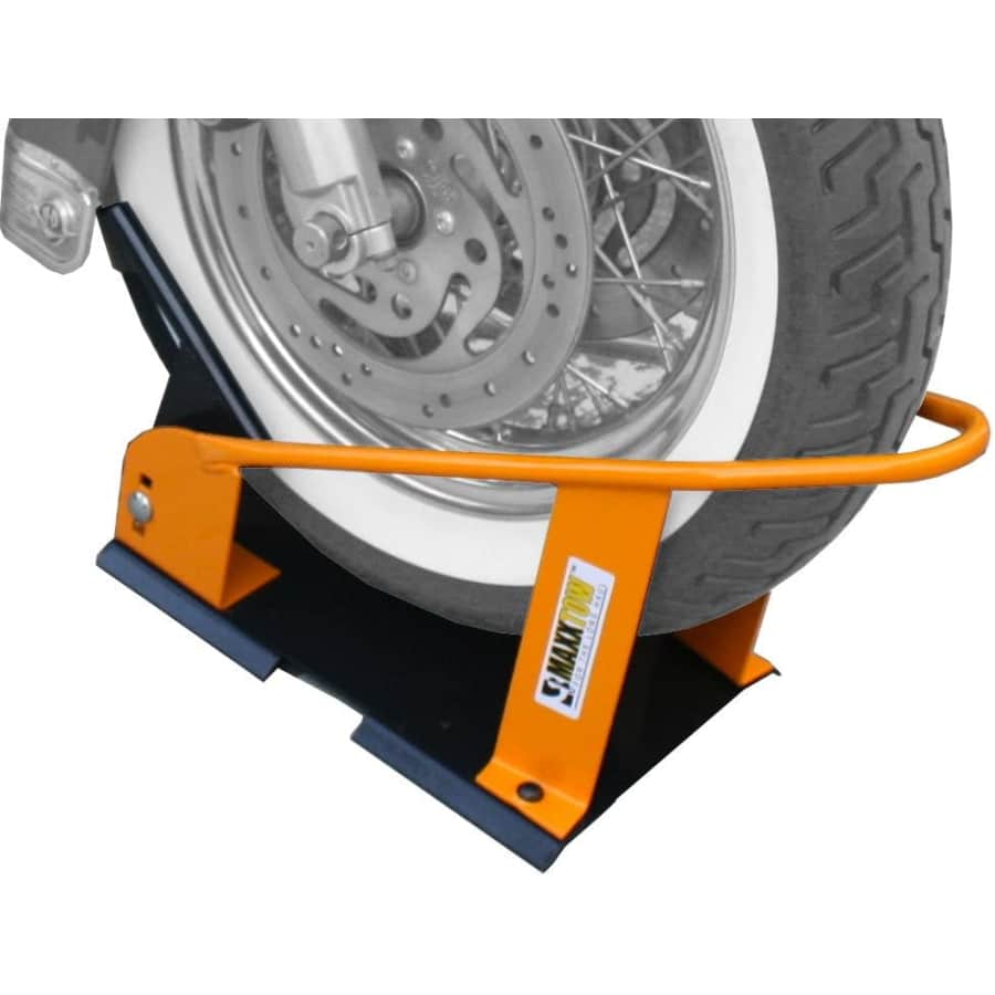 MaxxHaul Motorcycle Wheel Chock for $46 MaxxHaul Motorcycle Wheel Chock for $46