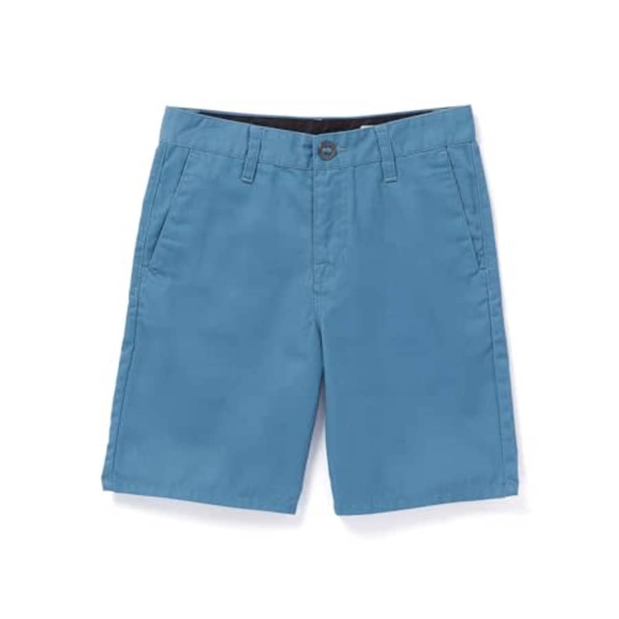 Volcom Frickin Chino Short (Big Little Boys Sizes), Stone Blue for $18 Volcom Frickin Chino Short (Big Little Boys Sizes), Stone Blue for $18