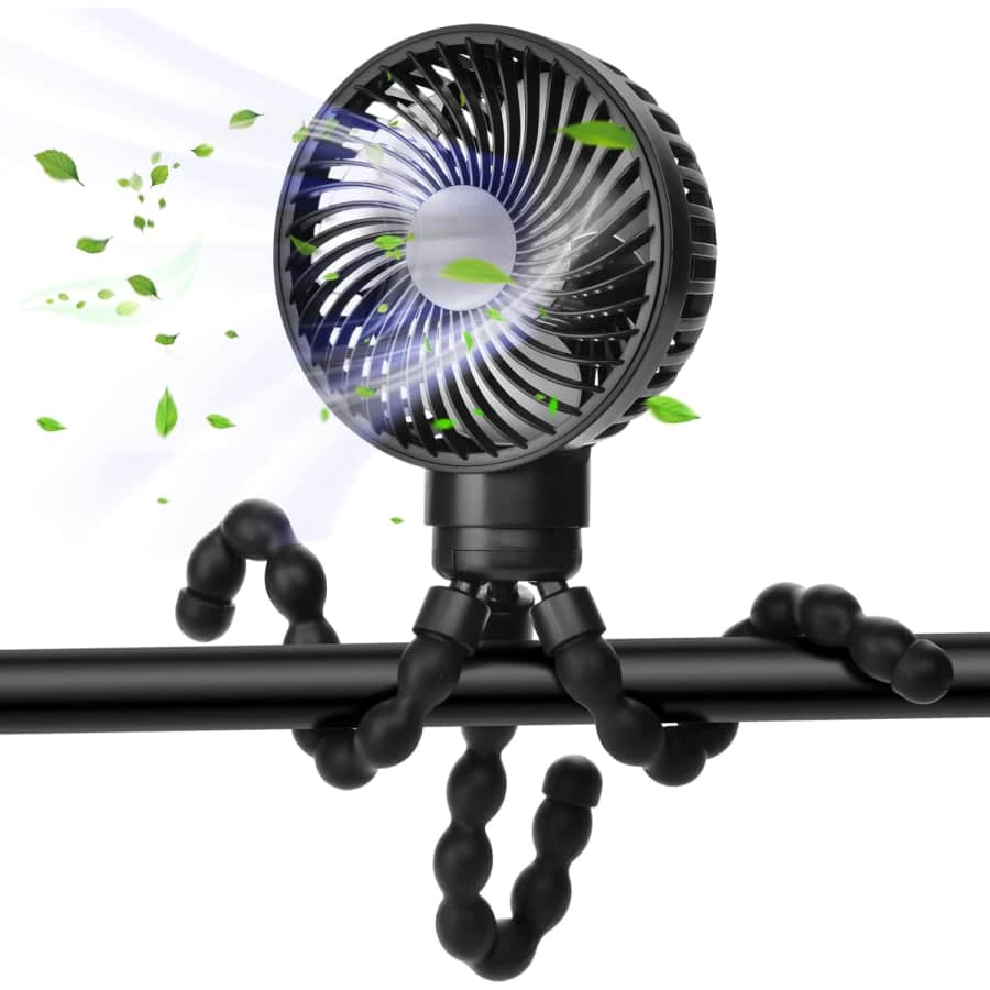 Baby Stroller Mini Portable Fan for $10