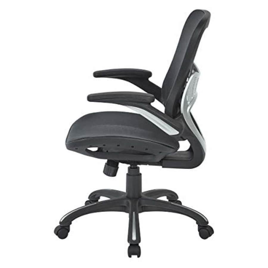 Office Star Managers Chair with Mesh Seat and Back, Black for $174