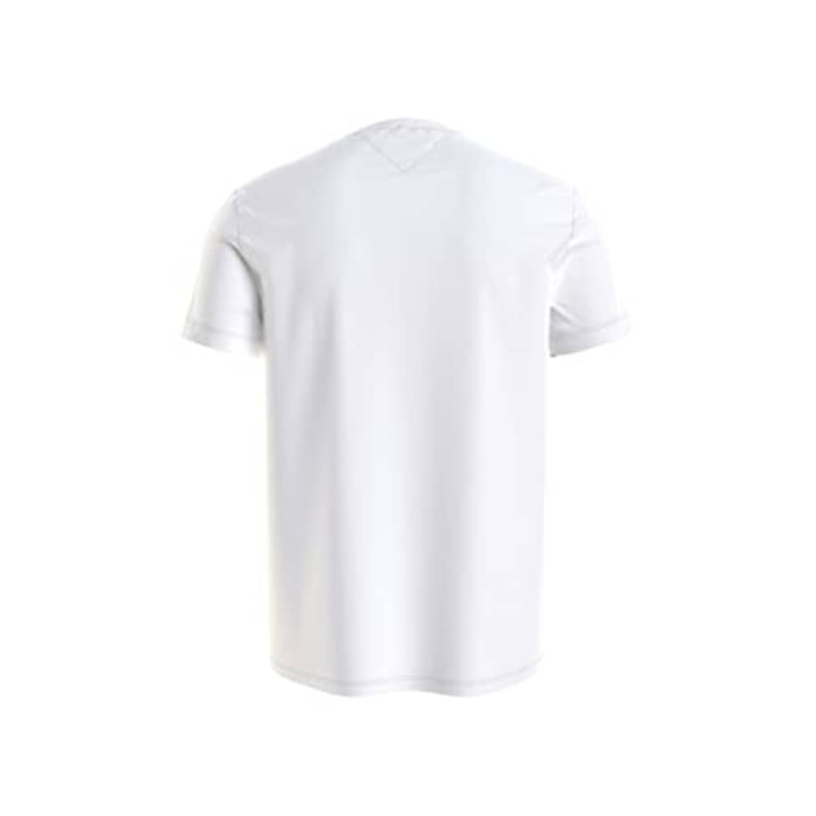 Tommy Hilfiger Men's Short Sleeve Tommy Jeans Logo T-Shirt, Bright White, XXL for $20