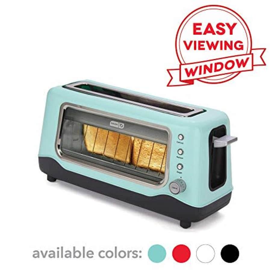 DASH DVTS501AQ Toaster 2 Slice Aqua (Renewed) for $35 DASH DVTS501AQ Toaster 2 Slice Aqua (Renewed) for $35