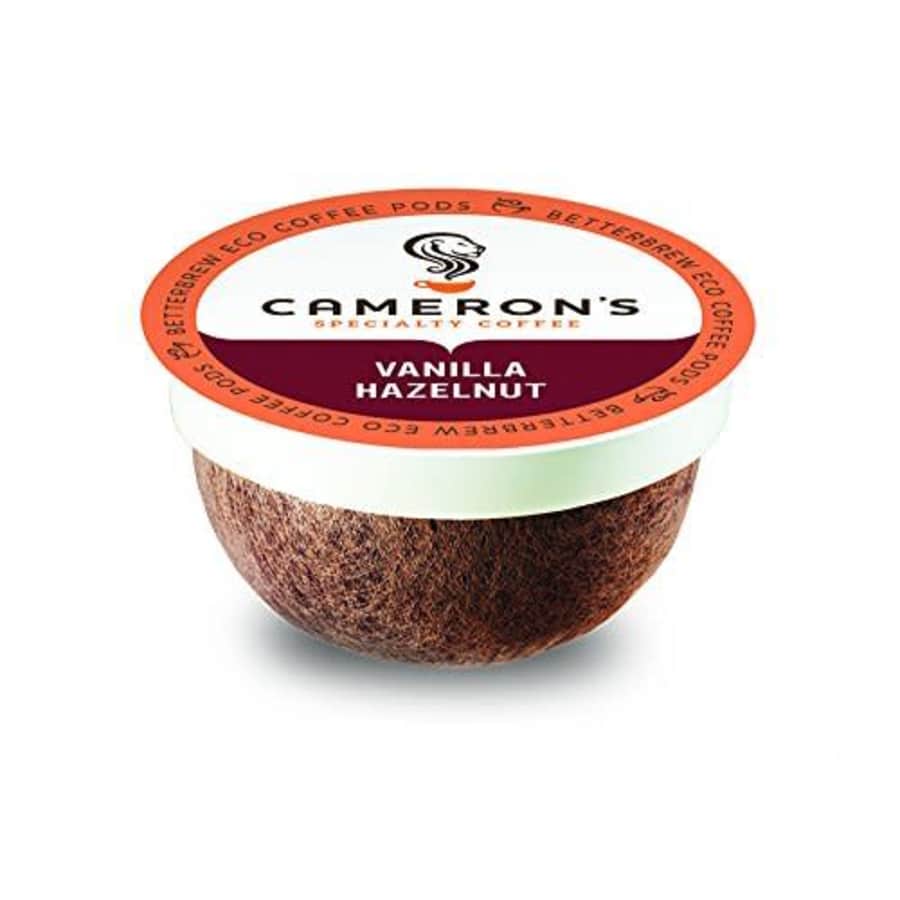Cameron's Coffee Single Serve Pods, Flavored, Vanilla Hazelnut, 12 Count (Pack of 1) for $14 Cameron's Coffee Single Serve Pods, Flavored, Vanilla Hazelnut, 12 Count (Pack of 1) for $14