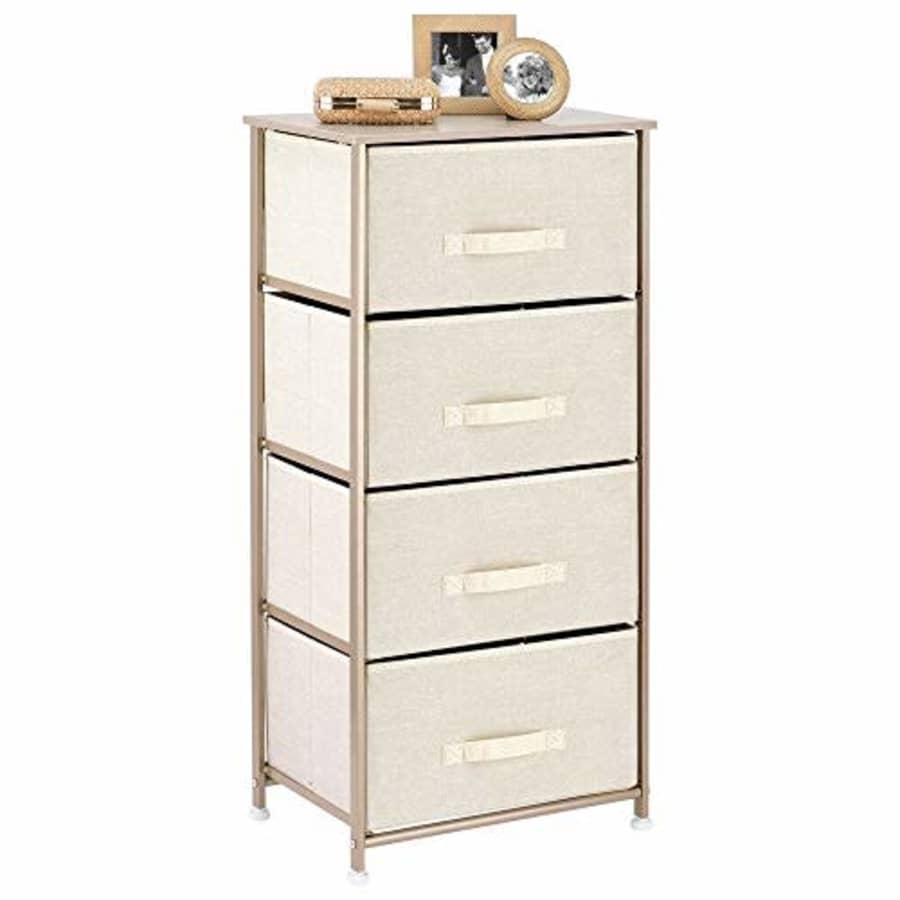 mDesign Storage Dresser Furniture Unit - Tall Standing Organizer Tower for Bedroom, Office, Living for $53