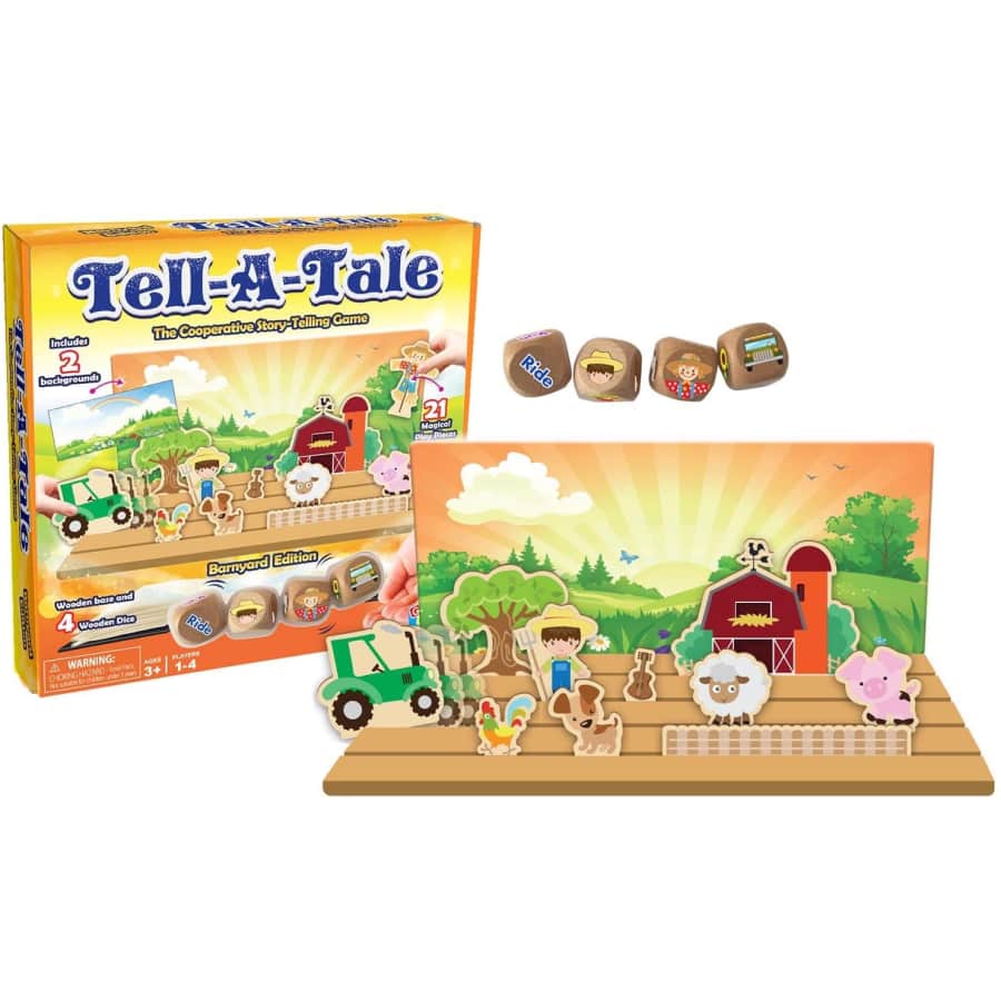 Tell A Tale-Barnyard Board Game for $14
