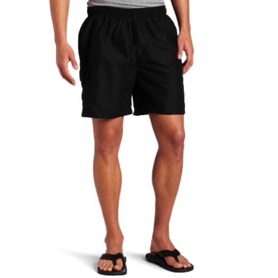 Kanu Surf Men's Swim Trunks (Regular & Extended Sizes), Havana Black, Large for $14 Kanu Surf Men's Swim Trunks (Regular & Extended Sizes), Havana Black, Large for $14