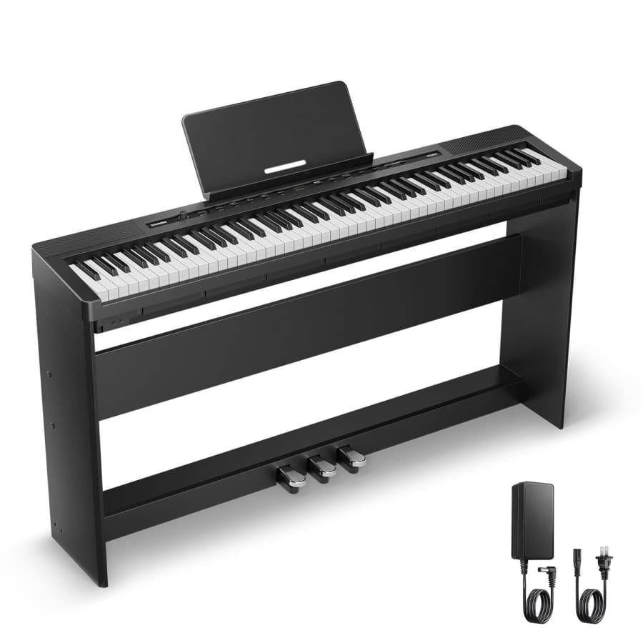 Donner DEP-16S Digital Piano with Stand for $198